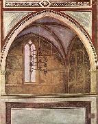 GIOTTO di Bondone View of a chapel painting